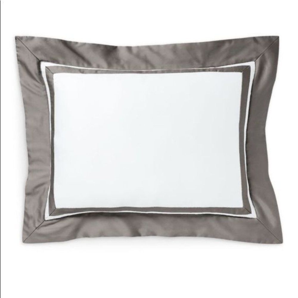 RALPH LAURENBowery Decorative Pillow, 12" × 16". Color: Metropolitan Gray